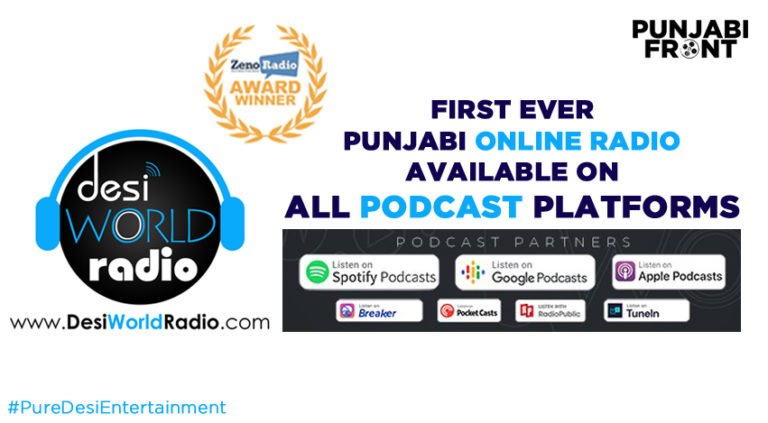 Desi World Radio Available on all Podcast Platforms