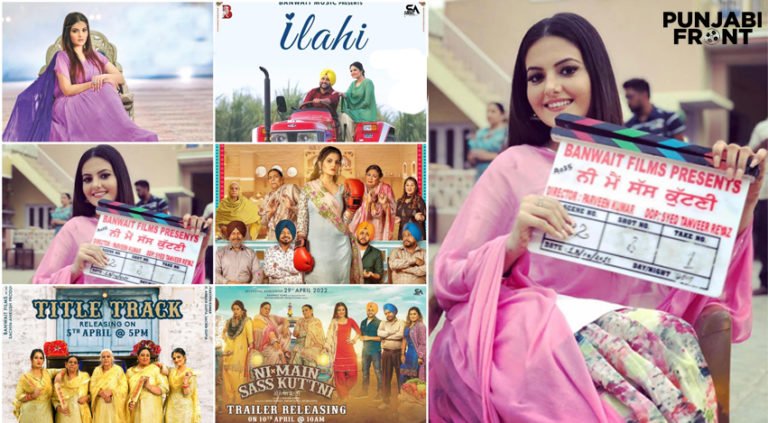 Ni Main Sass Kuttni Lead Actress tanvi Nagi Shared Movie Posters