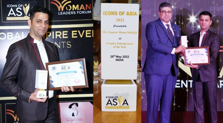 Gaurav Rana Sukhija City Entrepreneur is Icons of Asia 2022