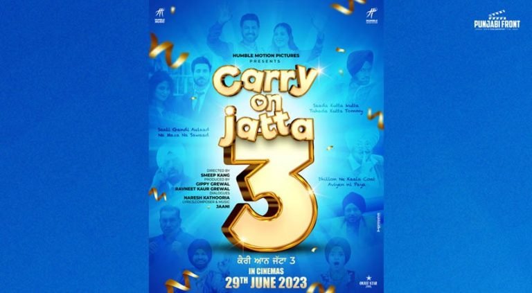 Carry on Jatta 3 Movie Going to Release on 29th June 2023