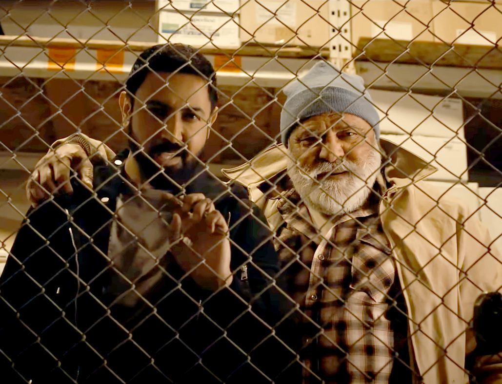 Gippy Grewal with Yograj Singh in Outlaw