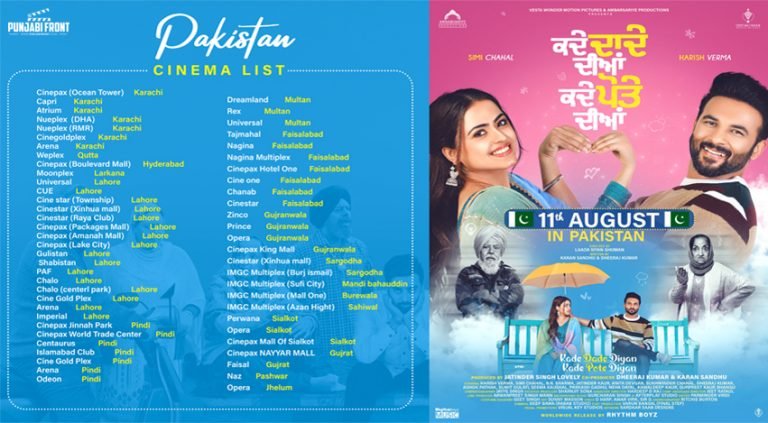 Landmark Moment in Cinema: Indian Punjabi Film ‘Kade Dade Diyan Kade Pote Diyan’ to Debut Across Pakistan on August 11, 2023
