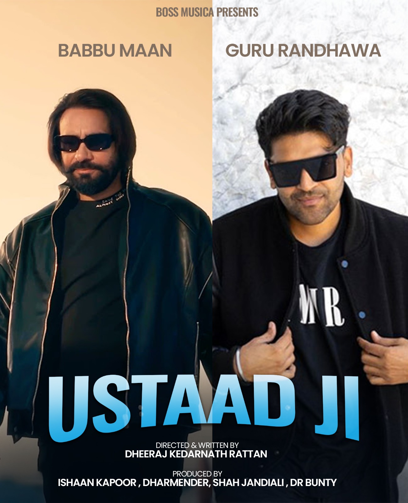 The upcoming Punjabi movie "Ustaad Ji," starring Babbu Maan and Guru Randhawa, is currently in pre-production and directed by Dheeraj Kedarnath Rattan under the production house Boss Musica.