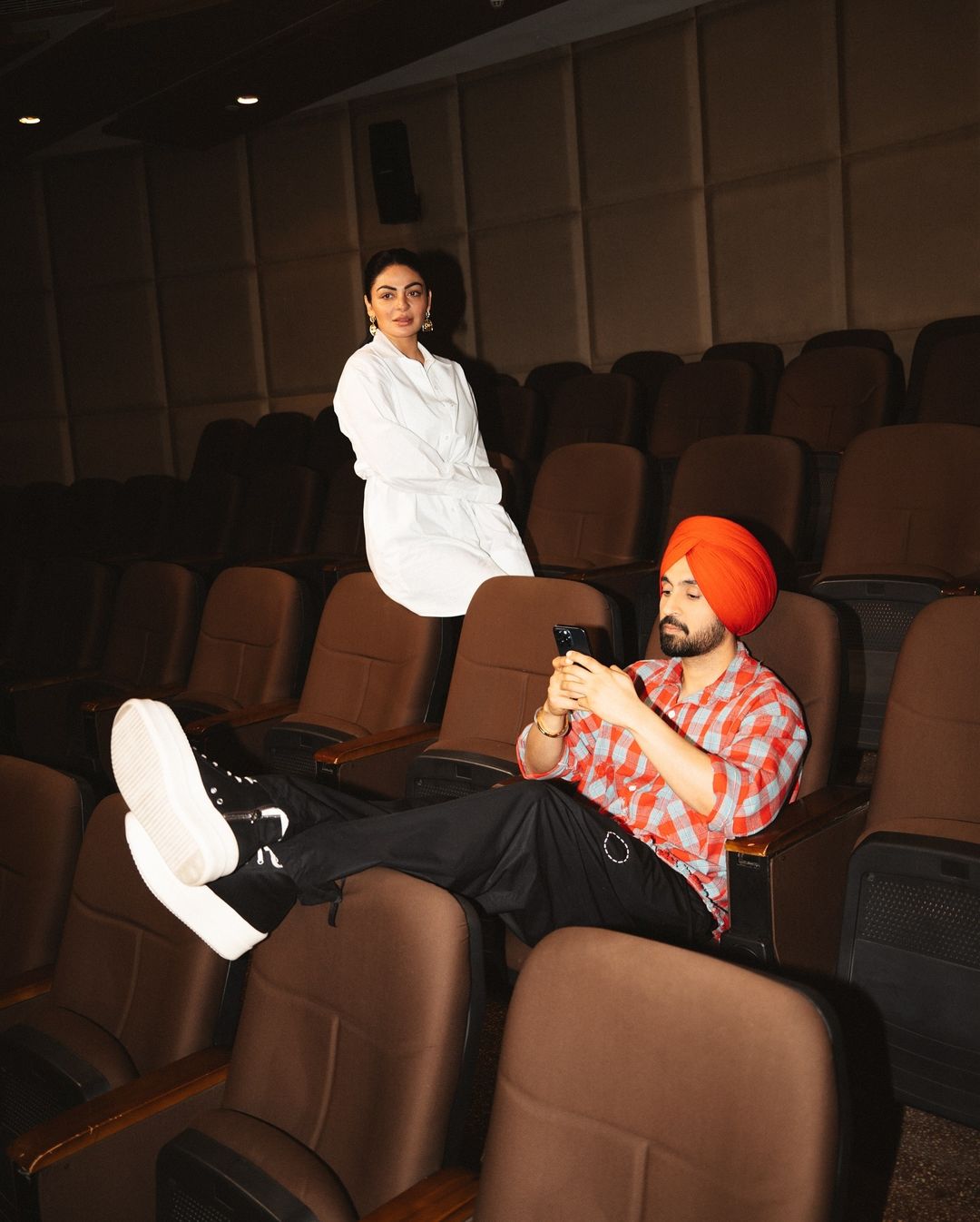 diljit and neeru bajwa in jatt and juliet 3 movie