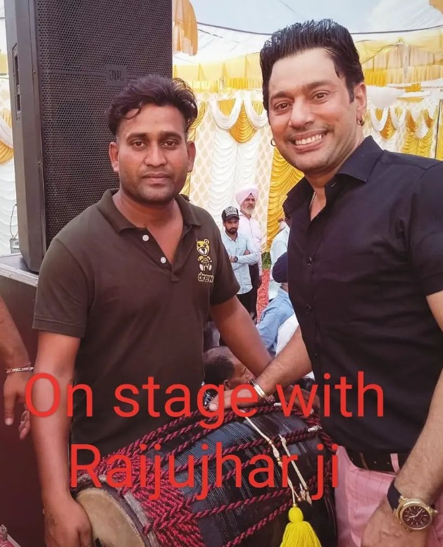 Sunil Kumar Dholi with Rai Jujhar