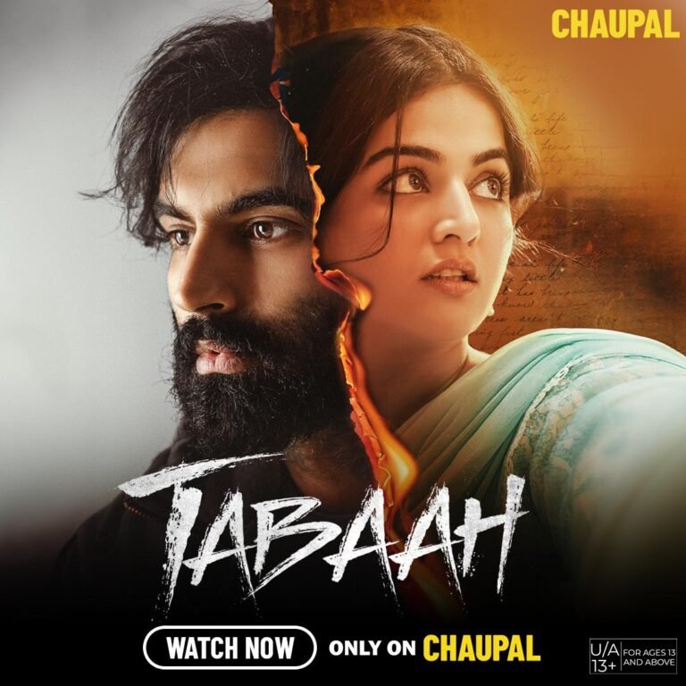 Experience Love, Heartbreak, and Healing in “Tabaah” – Now Streaming on Chaupal