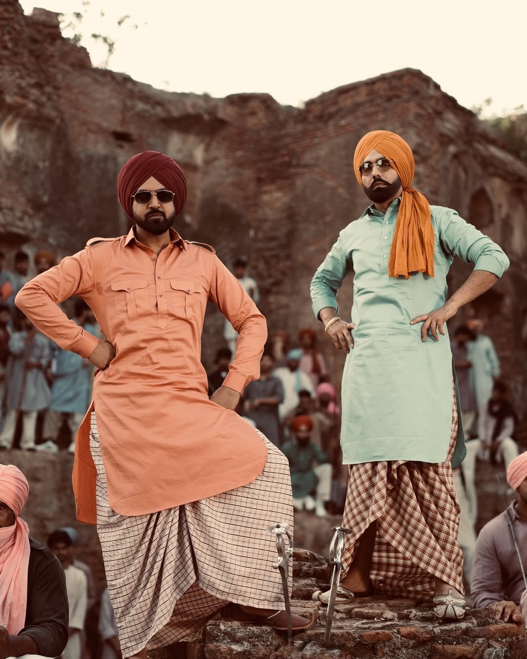 Gippy Grewal and Ammy Virk in Sarbala Ji Punjabi Movie