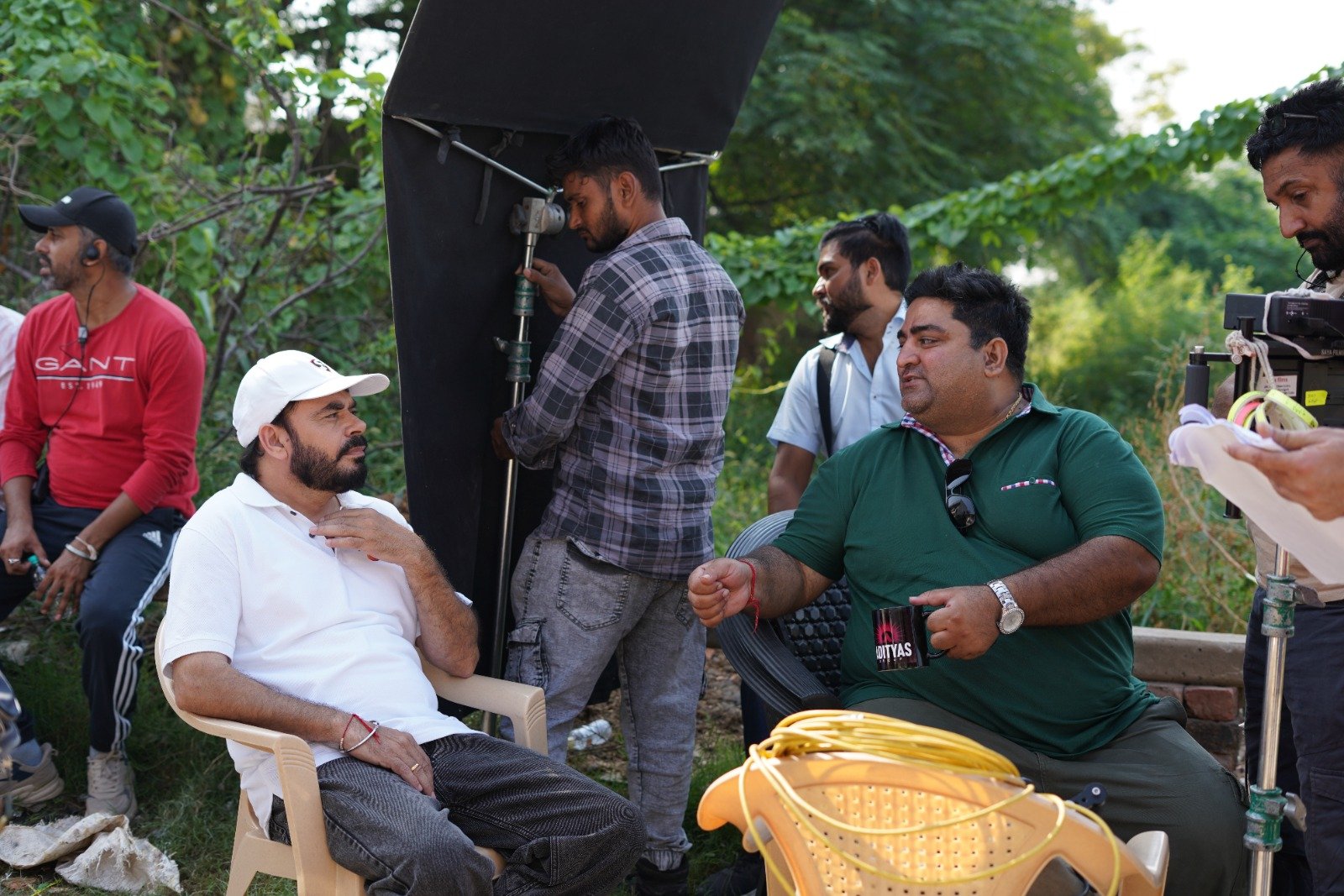 Aditya Sood with Prince Kanwaljit Singh