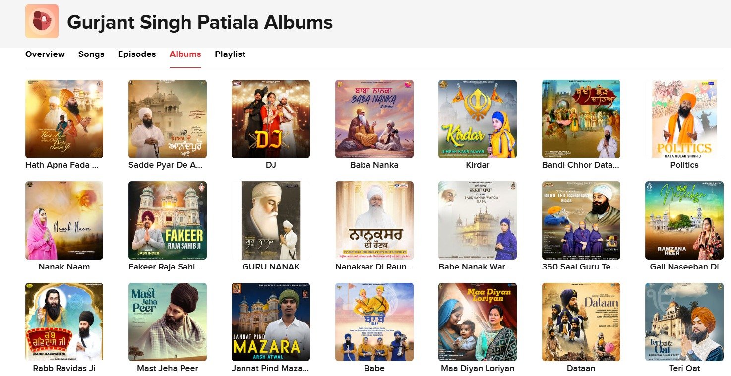 gurjant singh patiala albums