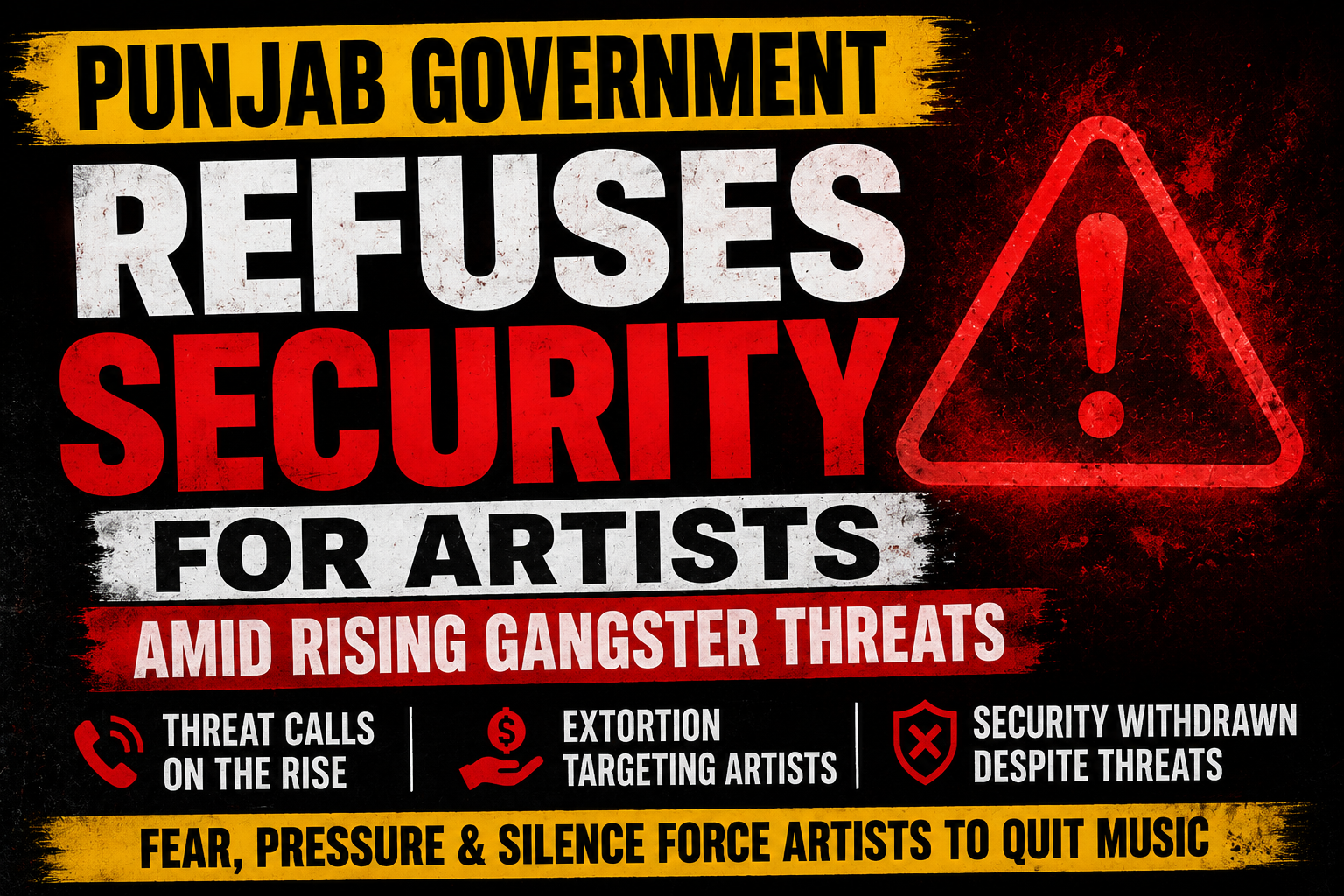 Punjabi singers security threats